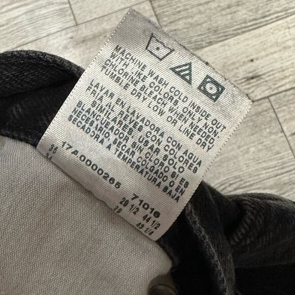 Riders by Lee | Black Straight Denim Jeans | 34x29 - Picture 9 of 9